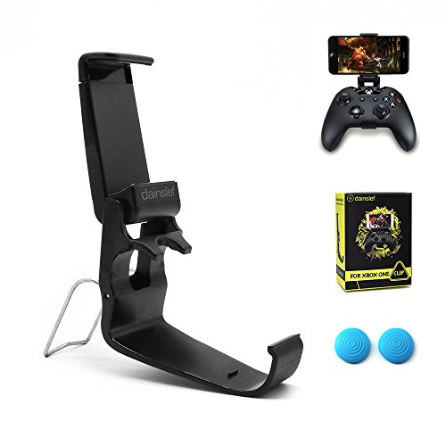 Dainslef Xbox One Controller Mobile Phone Clip, Smartphone Clamp, Cellphone Holder, Foldable Mount for Microsoft Xbox One/Xbox One S/Steelseries Nimbus Duo(Clip Only)