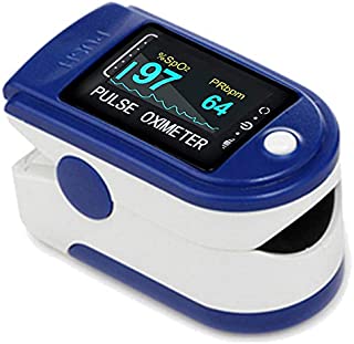 Easy@Home Fingertip Pulse Oximeter, Rotatable OLED Display to Show Waveform, SpO2 Blood Oxygen Saturation, Bar Graphs and Heart Rate Monitor, Co-branding-CMS50DA