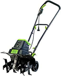 Earthwise TC70125 12.5-Amp 16-Inch Corded Electric Tiller/Cultivator, Green