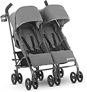 JOOVY Twin Groove Ultralight Umbrella Stroller, Charcoal