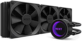 NZXT Kraken X72 360mm - RL-KRX72-01 - AIO RGB CPU Liquid Cooler - CAM-Powered - Infinity Mirror Design - Performance Engineered Pump - Reinforced Extended Tubing - Aer P120mm Radiator Fan (3 Included)