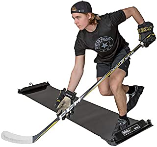 Better Hockey Extreme Slide Board Pro  Helps You Win The Race to The Puck - Adjustable Length - Comes with 3 Pairs of Booties in Size S, M and L - Used by The Pros