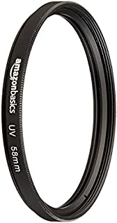 AmazonBasics UV Protection Camera Lens Filter - 58mm