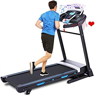 ANCHEER Treadmill, 3.25HP Folding Treadmill for Home with APP Control and Automatic Incline, Running Walking Jogging Machine for Home/Office/Gym Cardio Use