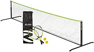 Zume Games Portable, Instant Tennis Set Includes Two Rackets, Two Balls, Net, and Carrying Case