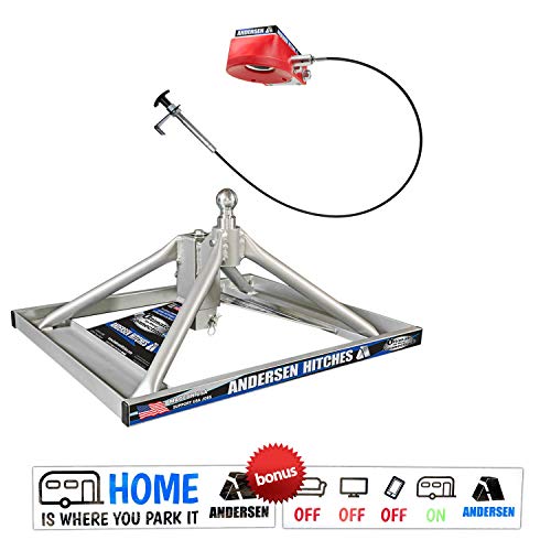 Andersen Hitches 3220 | Aluminum Ultimate 5th Wheel Connection 2 | Gooseneck Version | Weighs Only 35 lbs | ONE Person Install or Removal in Less Than 5 Minutes! | Smooth Ride - More Swivel |