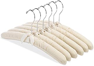 Whitmor Canvas-Set of 6 Padded Hangers