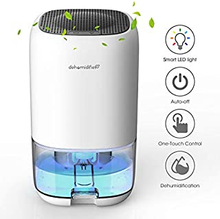 ALROCKET Dehumidifier 35 Ounce Small Dehumidifier Portable and Compact for 2100 Cubic Feet (160 sq ft) Ultra Quiet for Home, basements, Bedroom, Bathroom, Garage, Wardrobe, RV