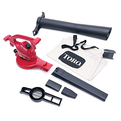 Toro 51619 Ultra Electric Blower Vac, 250 mph, Red