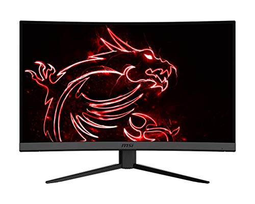 MSI 27 FHD (1920 x 1080) Non-Glare HDR Ready 165Hz 1ms 16:9 HDMI/DP/USB FreeSync Height Swivel Tilt Adjustment Curved Gaming Monitor (OPTIX MAG272C), Black