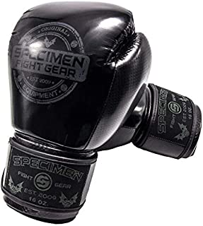 Specimen Stealth Boxing Gloves for Men and Women  Boxing, Heavy Bag, Kickboxing, Sparring and Muay Thai Gloves with Enhanced Wrist pad for Support  Used by UFC Sponsored Pros (12 Oz)