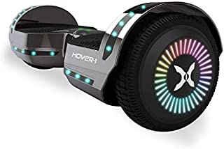 Hover-1 Chrome 2.0 Hoverboard Electric Scooter, Gun Metal, 26 x 9.8 x 10