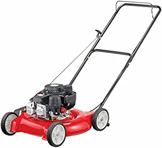 Yard Machines 132cc 20-Inch Push Gas Lawn Mower - Mower for Small to Medium Sized Yards - Adjustable Cutting Heights, Red