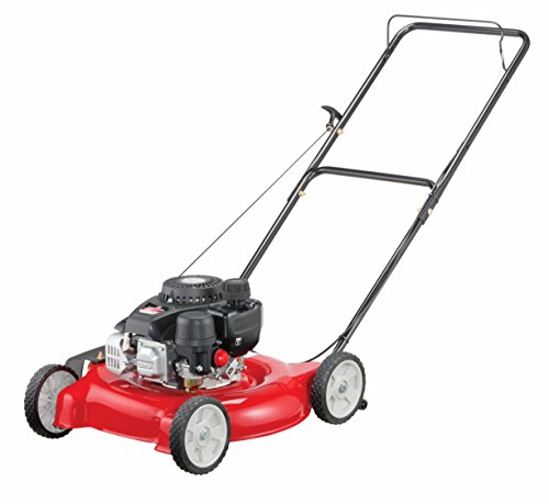 Yard Machines 132cc 20-Inch Push Gas Lawn Mower - Mower for Small to Medium Sized Yards - Adjustable Cutting Heights, Red