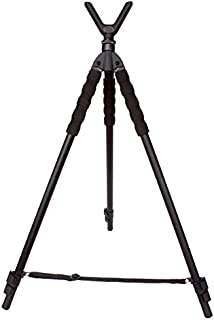 Leader Accessories Lightweight Aluminum Alloy Shooting Stick Tripod Height Adjustable, 19.5