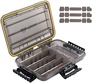 RUNCL Fishing Tackle Box, Waterproof Storage 10.65