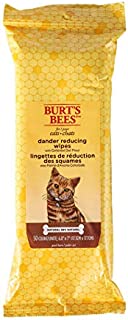 Burt's Bees Kitten and Cat Wipes For Grooming, Natural Dander Reducing Wipes, 50 Count