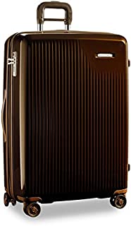 Briggs & Riley Sympatico-Hardside CX Expandable Large Checked Spinner Luggage, Bronze