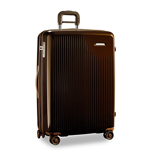 Briggs & Riley Sympatico-Hardside CX Expandable Large Checked Spinner Luggage, Bronze