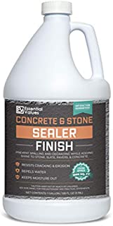 Concrete Sealer 1 Gallon (Covers 1500 Sq Ft)  Acrylic Emulsion Formula | Made in USA - Clear or Wet Sealant for Indoor/Outdoor Surfaces - Perfect for Concrete | Driveways | Garages | Basements