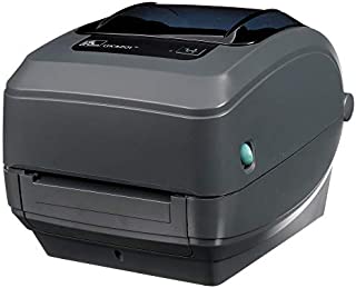 Zebra GK420t Thermal Transfer Desktop Printer Print Width of 4 in USB Serial and Parallel Connectivity GK42-102510-000