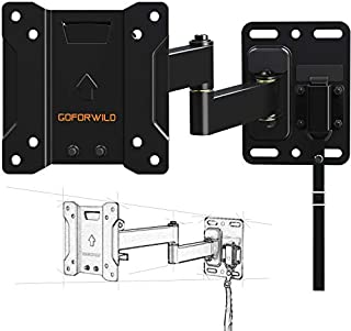 RV TV Mount for Camper Full Motion Lockable TV Wall Mount for 10-26 Inch LED LCD OLED Plasma Flat Screen TV, RV Mount on Motor Home Camper Truck Marine Boat Trailer, Earthquake Safety