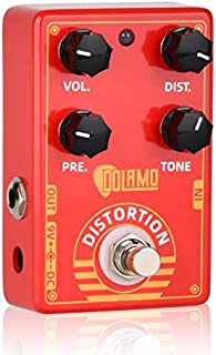 Extreme Metal Pedal Effect Distortion Pedal with 4-control knobs Low & High-gain Pedal for for Electric Guitar