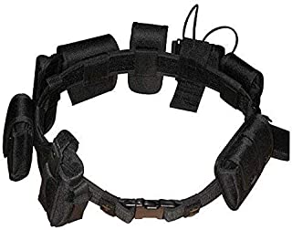 10 Piece Tactical SWAT Police Security EMS Belt Duty Rig System w Pouches