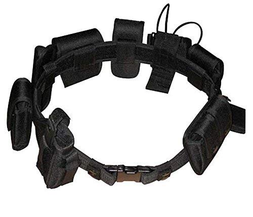 10 Piece Tactical SWAT Police Security EMS Belt Duty Rig System w Pouches