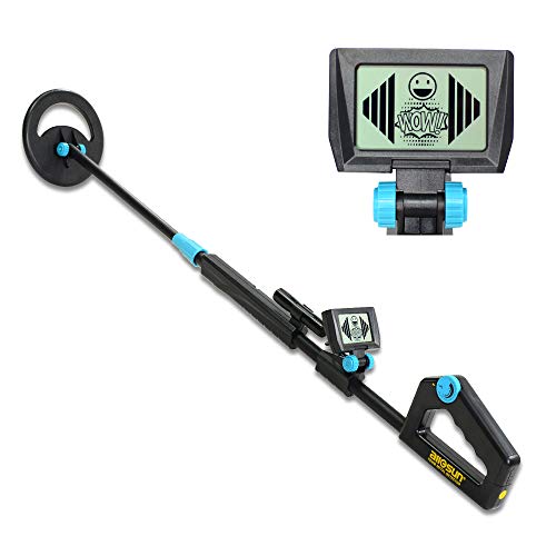 allsun TS20B Waterproof Metal Detector Junior Beginner Kids Underwater Beach Yard Ground Handheld Metal Detector LCD Adjustable Length Gold Hunter Searching