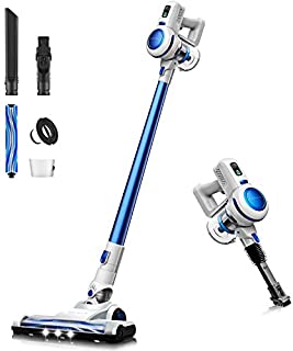 ORFELD Cordless Vacuum, Stick Vacuum Cleaner 4 in 1 with 17000 Pa Powerful Suction, Lightweight & Ultra-Quiet Handheld Vacuum for Car Pet Hair Carpet Hard Floor