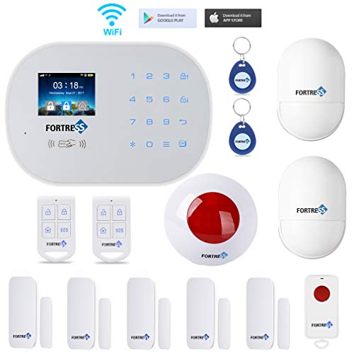 GSM 3G/4G WiFi Security Alarm System-S6 Titan Classic Kit Wireless DIY Home and Business Security System Kit by Fortress Security Store- Easy to Install Security Alarm