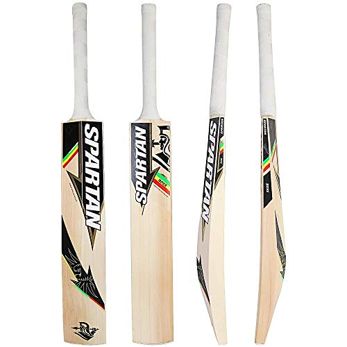 Spartan CG The Boss Grade 1 English Willow Cricket Bat, Full Size SH (Handle Color May Vary)