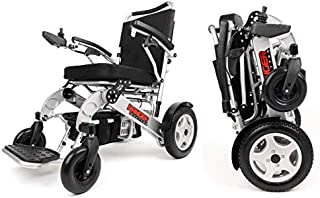 Porto Mobility Ranger Quattro XL Heavy Duty Ultra Exclusive Lightweight Foldable Electric Wheelchair, Weatherproof, Stronger, Longer Range Super Horse Power Dual Motorized Power Wheelchair (XL)