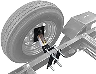 MAXXHAUL 70214 Powder Coat Black Trailer Spare Tire Carrier