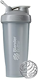 BlenderBottle Classic Loop Top Shaker Bottle, 28-Ounce, Pebble Grey