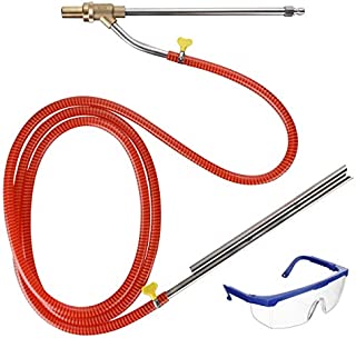 M MINGLE Pressure Washer Sandblaster Kit, Wet Sandblasting Attachment, 1/4 Quick Connect, 5000 PSI (Renewed)