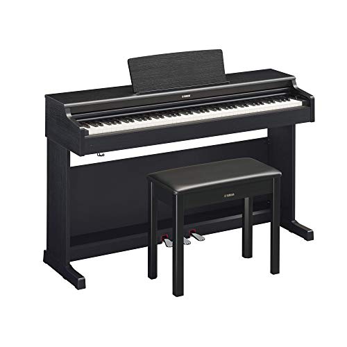 Yamaha YDP164B Arius Series Digital Console Piano with Bench, Black