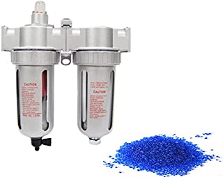 3/8 inch Compressed air in line filter & desiccant air dryer