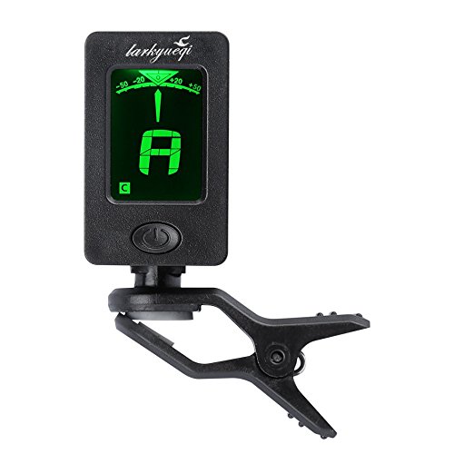 Guitar Tuner 360 degree Rotational Electronic Digital Tuner Easy to Use Highly Accurate Clip-on Tuner - Suitable for Acoustic and Electric Guitar Bass Violin Ukulele