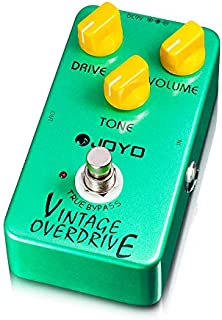 JOYO Vintage Overdrive Pedal Classic Tube Screamer Effect Pedal for Electric Guitar True Bypass (JF-01)