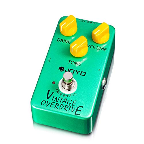 JOYO Vintage Overdrive Pedal Classic Tube Screamer Effect Pedal for Electric Guitar True Bypass (JF-01)