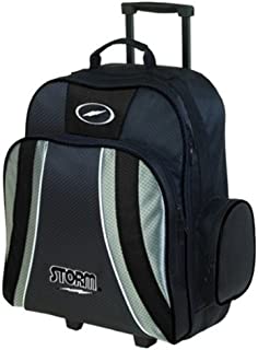 MICHELIN Storm Bowling Products Rascal 1 Ball Roller Bowling Bag, Black/Silver