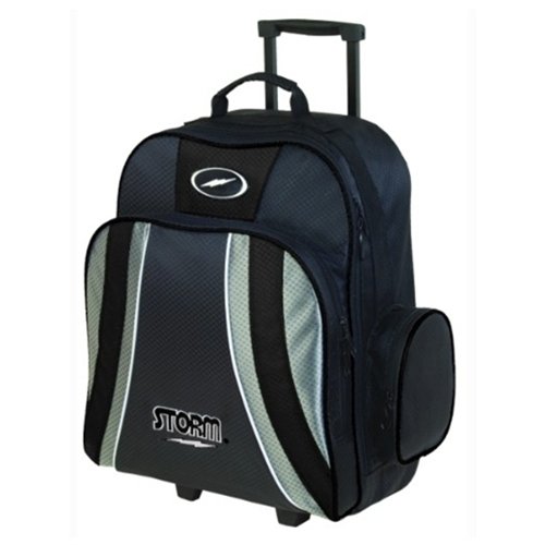 MICHELIN Storm Bowling Products Rascal 1 Ball Roller Bowling Bag, Black/Silver