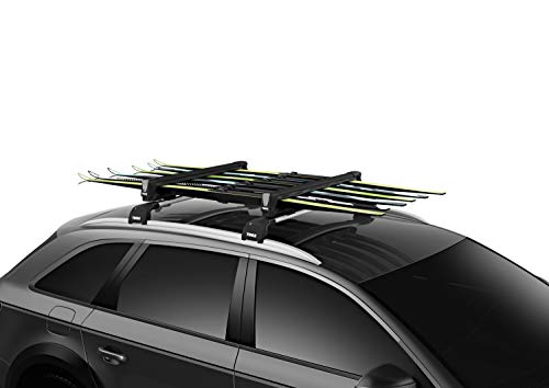 Thule SnowPack Ski/Snowboard Rack, 6 Pair-Black