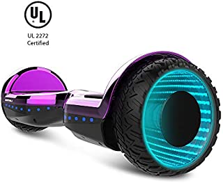 WORMHOLE Off Road Hoverboard Dual Motors Electric Self Balancing Scooter 6.5