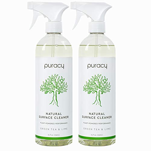 Puracy All Purpose Cleaner, Streak-Free, Food Safe Natural Household Multi-Surface Spray, 25 Ounce (2-Pack)