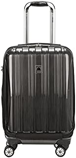 DELSEY Paris Helium Aero Hardside Luggage Carry-on Expandable Suitcase with Spinner Wheels, Brushed Charcoal