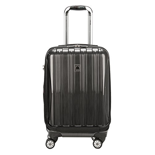 DELSEY Paris Helium Aero Hardside Luggage Carry-on Expandable Suitcase with Spinner Wheels, Brushed Charcoal