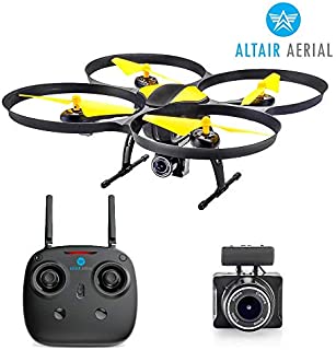 Altair 818 Hornet Beginner Drone with Camera | Free Priority Shipping | Live Video Drone for Kids & Adults, 15 Min Flight Time, Altitude Hold, Personal Hobby Starter RC Quadcopter for All Ages